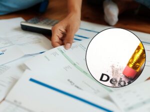 Calcoli debiti matita cancella