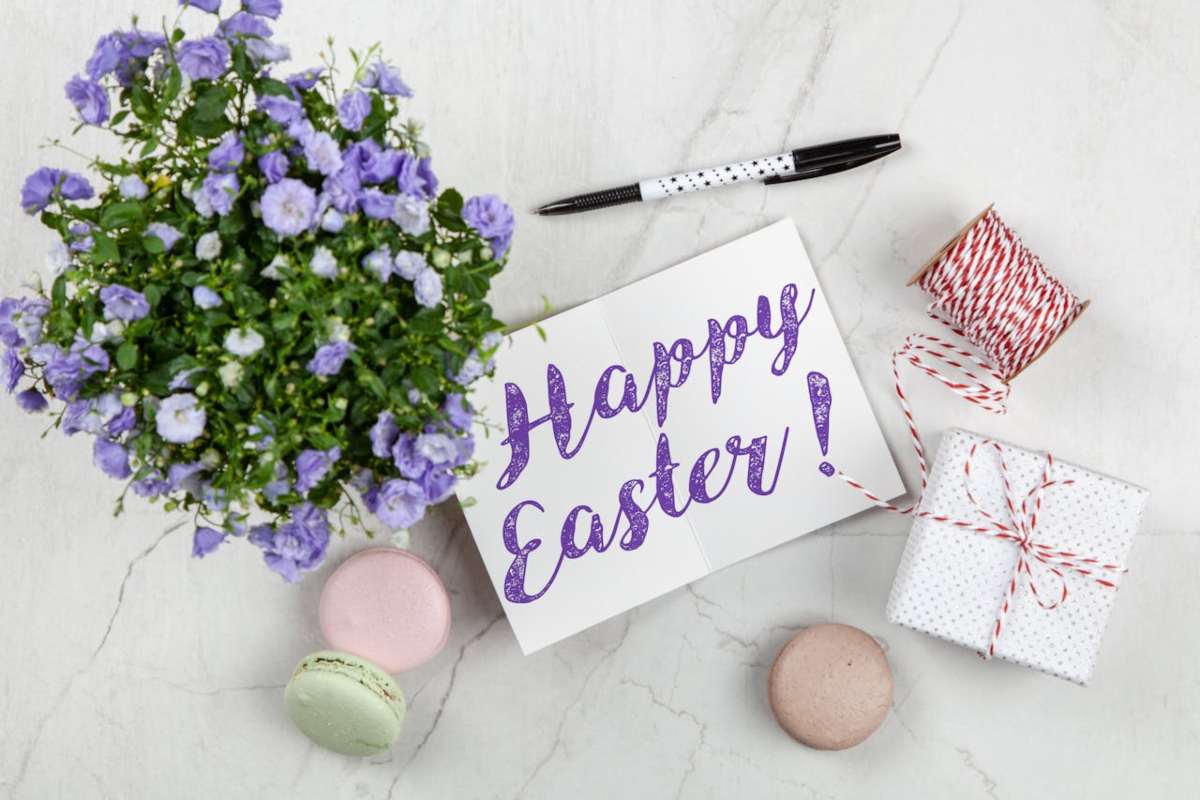 Biglietto di Buona Pasqua in inglese