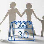 Famiglia figli sagome simbolo 30 giugno