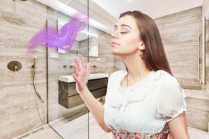 Sentire profumo in bagno