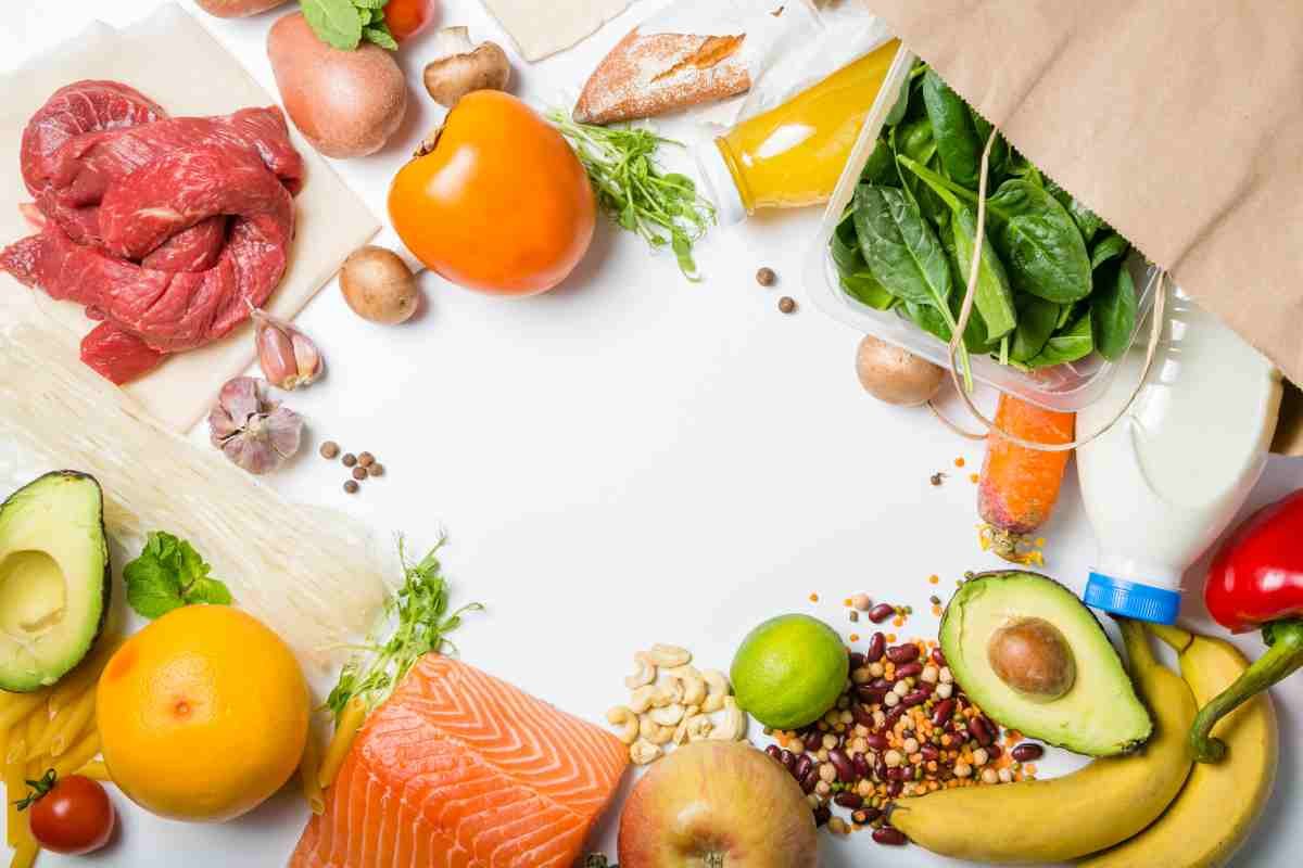 Frutta verdura e carne