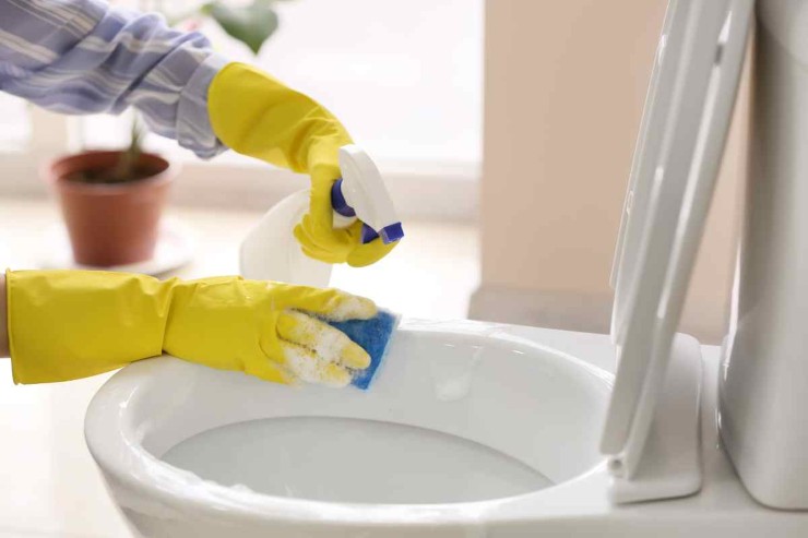 pulire il bagno
