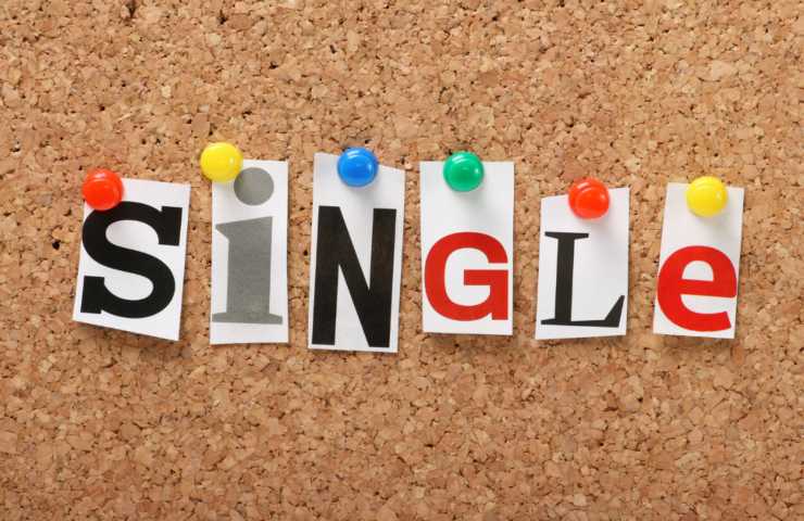 scritta single su tabellone